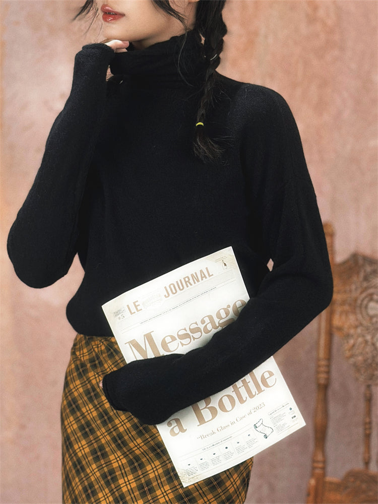 Retro Turtleneck Bottoming Sweater