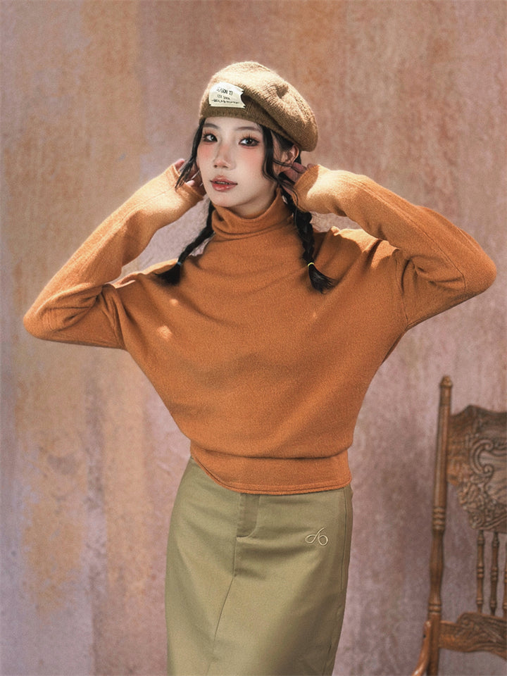 Retro Turtleneck Bottoming Sweater
