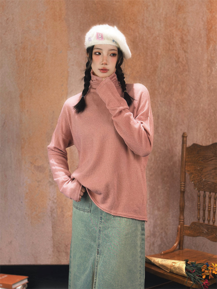 Retro Turtleneck Bottoming Sweater