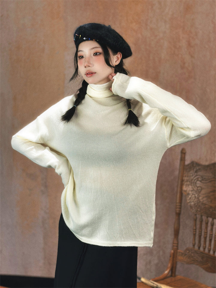 Retro Turtleneck Bottoming Sweater