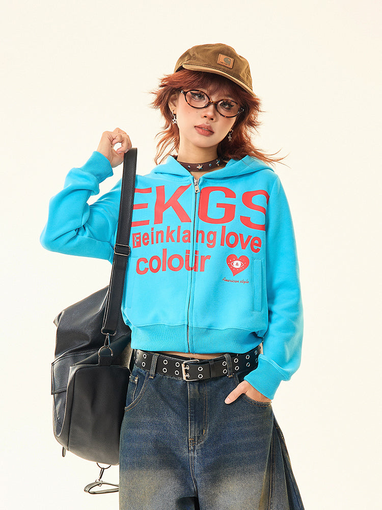 Long-Sleeved Hoodie Sweatshirt