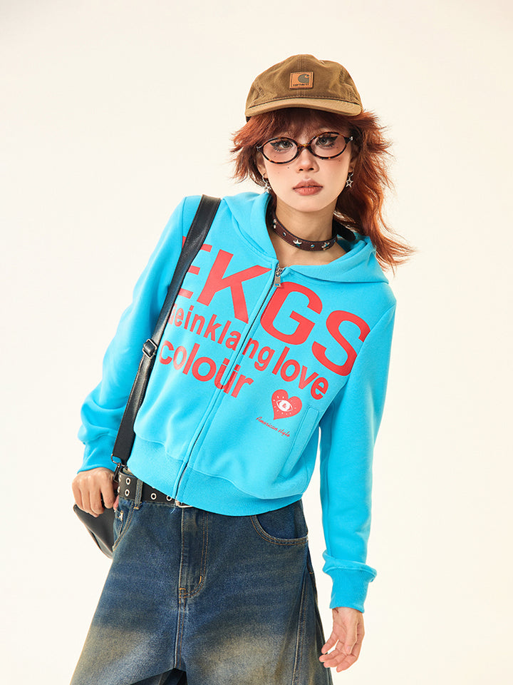 Long-Sleeved Hoodie Sweatshirt