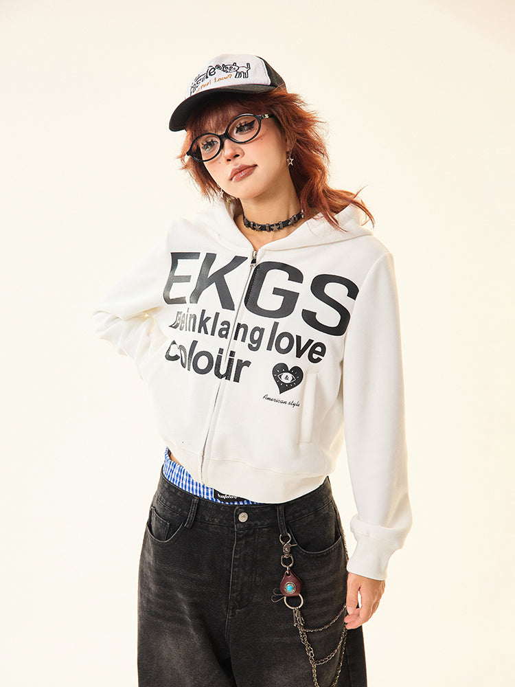 Long-Sleeved Hoodie Sweatshirt
