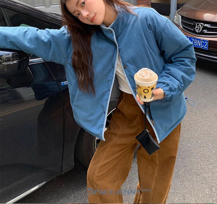 Quilted Cotton-Padded Jacket
