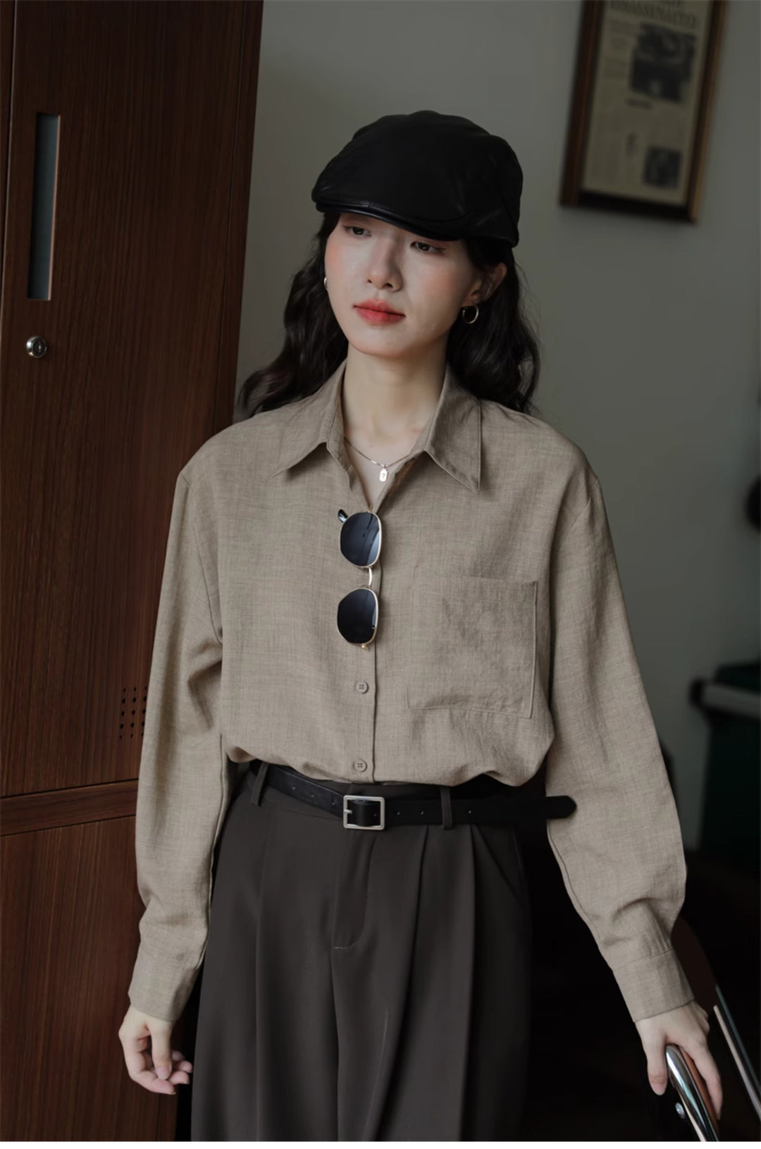 Classic Long Sleeve Button-Down Shirt