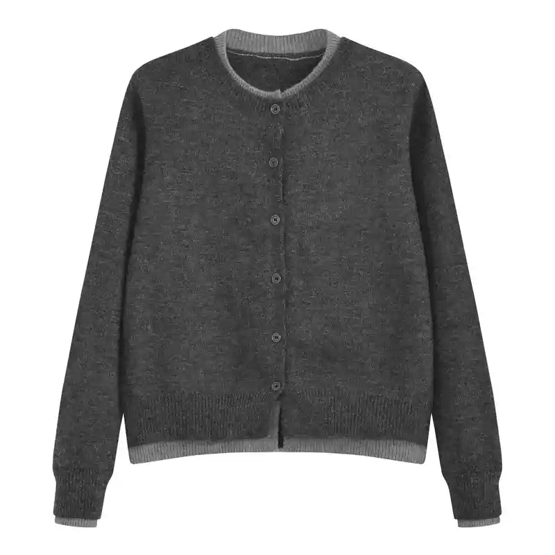 Button-Up Wool Sweater