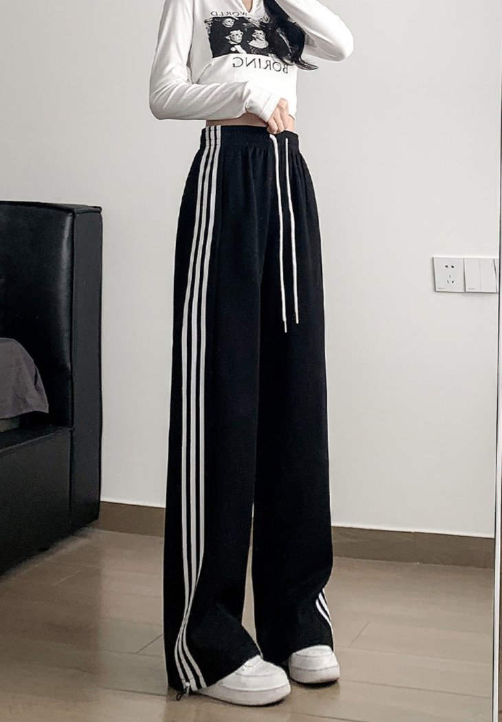 Reversible Three-Stripe Casual Pants
