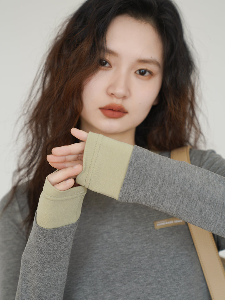 Long Sleeve Crew Neck T-Shirt