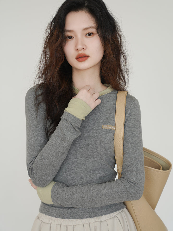 Long Sleeve Crew Neck T-Shirt