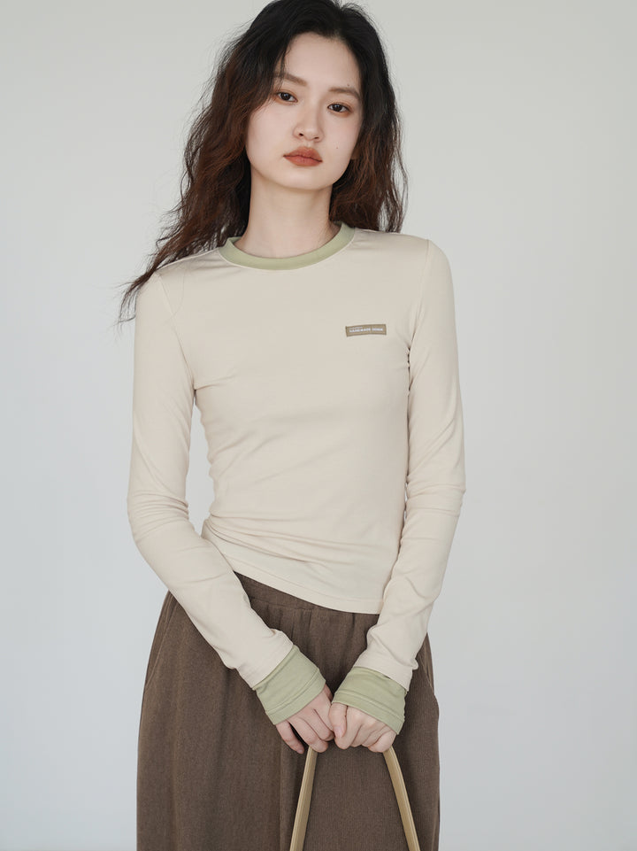 Long Sleeve Crew Neck T-Shirt