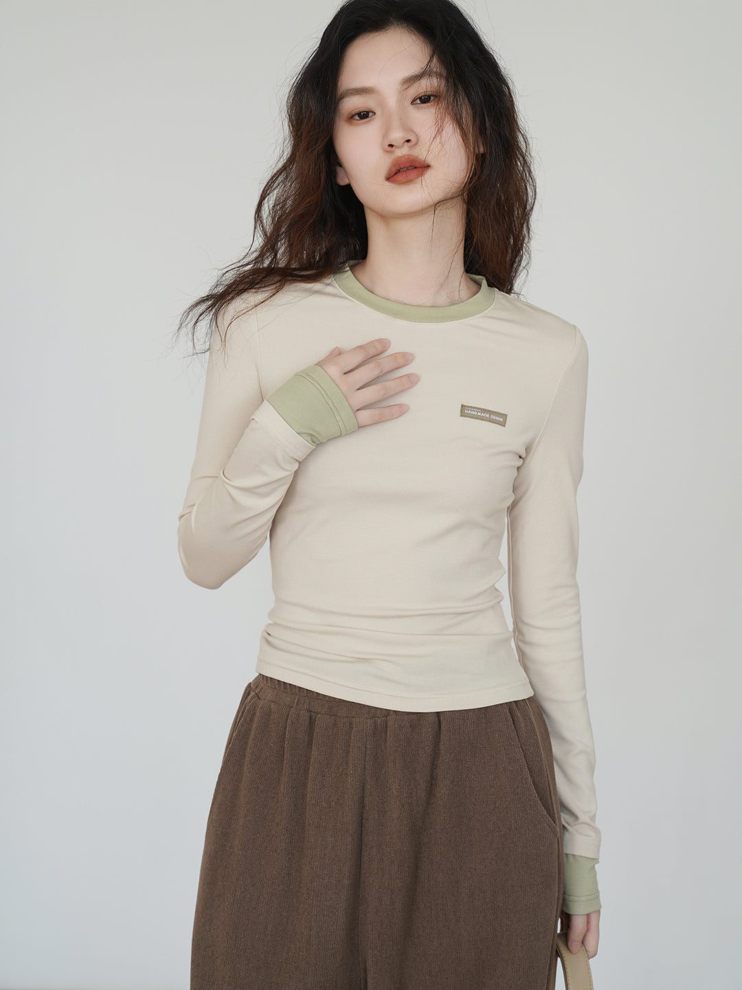 Long Sleeve Crew Neck T-Shirt
