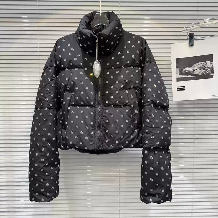 Cozy Polka Dot Down Jacket