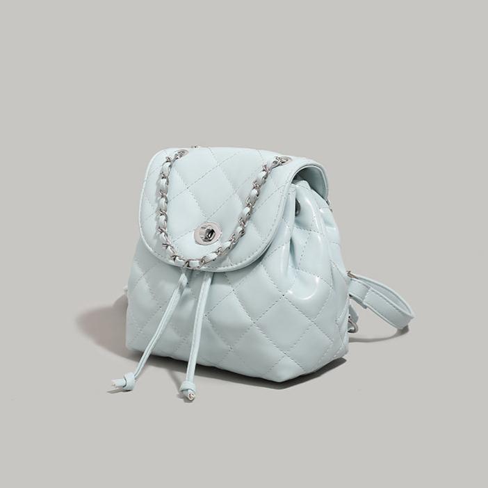 Quilted Chain Strap Backpack