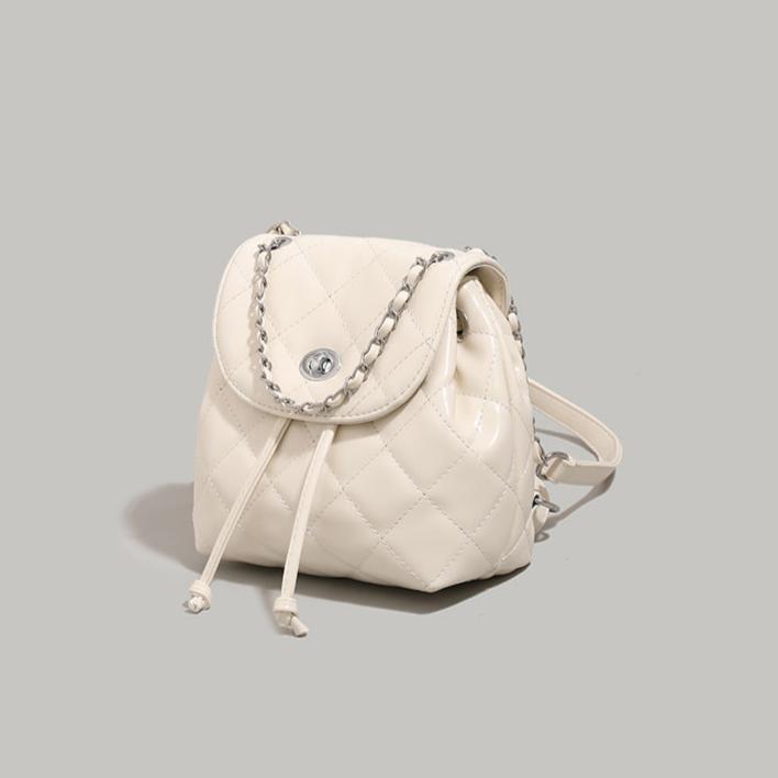 Quilted Chain Strap Backpack