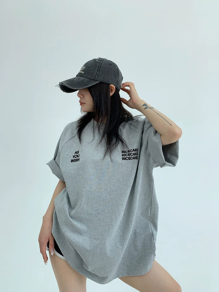 Letter Print Short Sleeve T-shirt