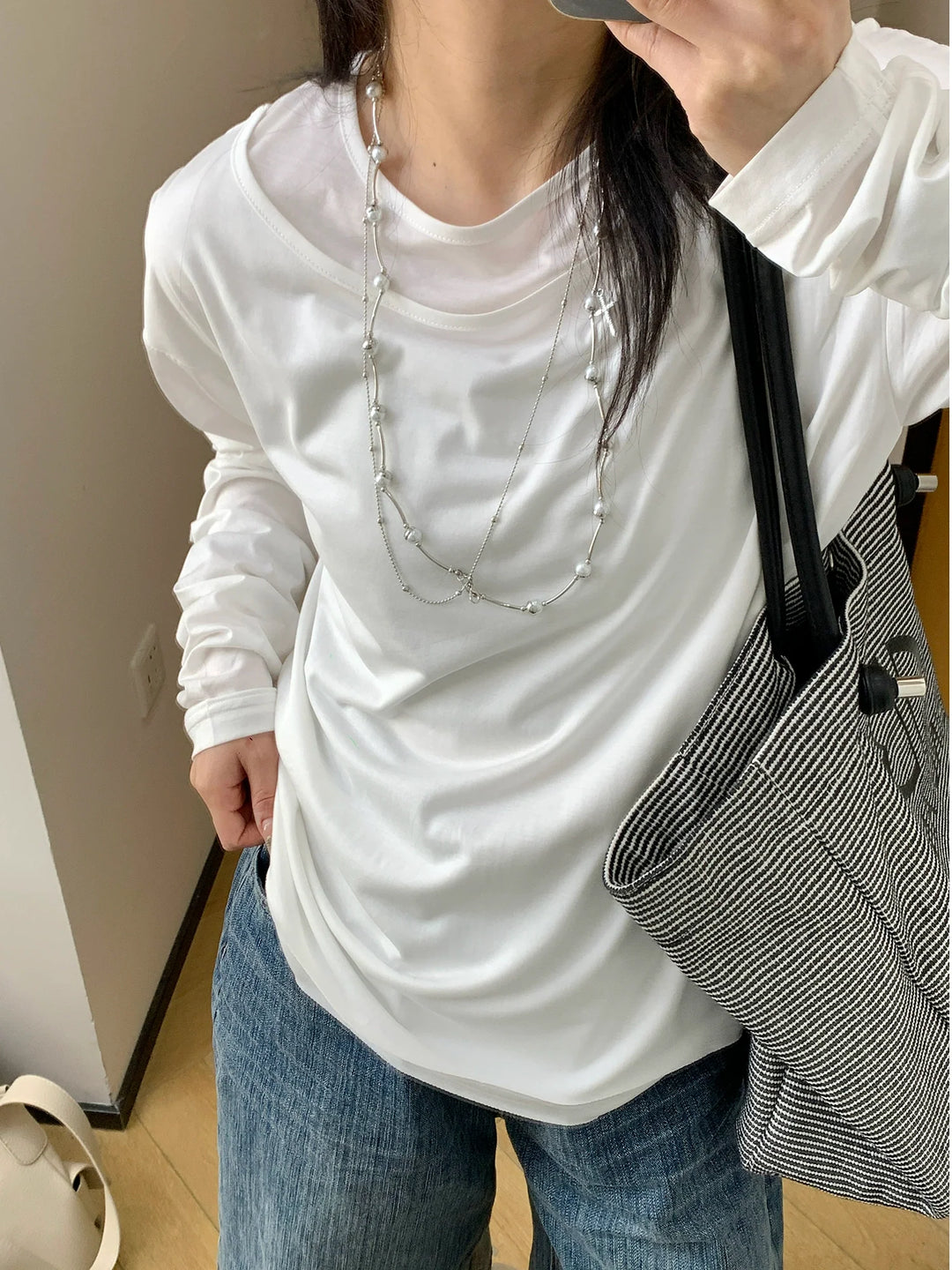 Long Sleeve Lightweight Turtleneck Top