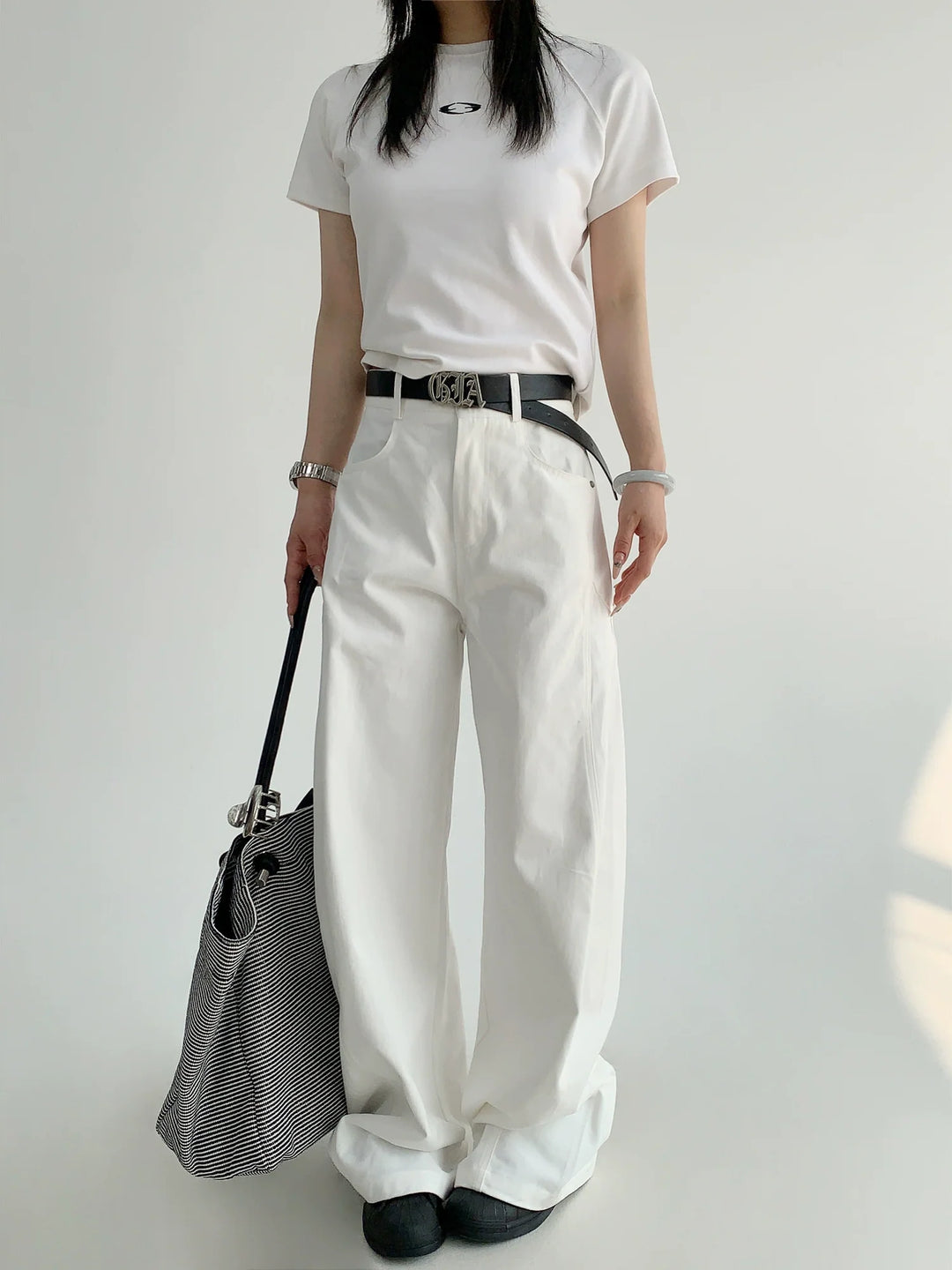Washed Soft Wide Leg Casual Pants