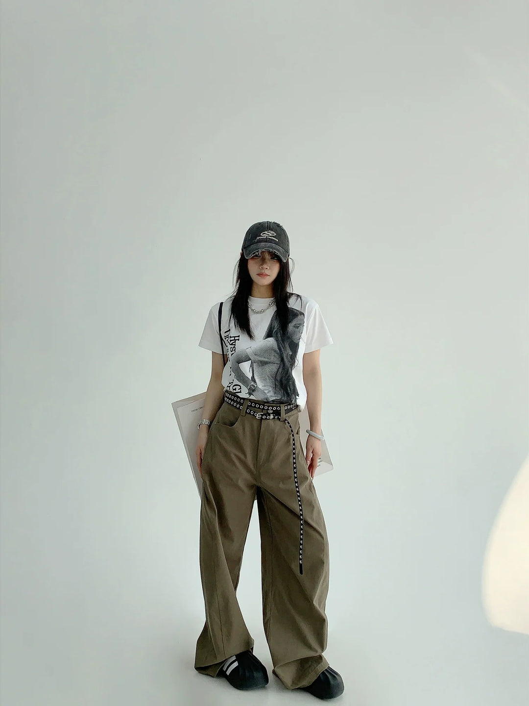 Washed Soft Wide Leg Casual Pants