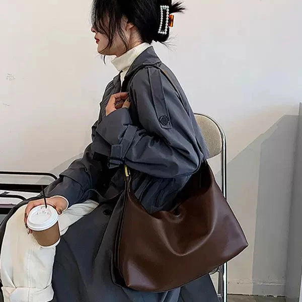 Stylish Buckle Strap Shoulder Bag