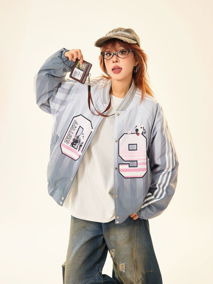Casual Graphic Cotton-Padded Jacket