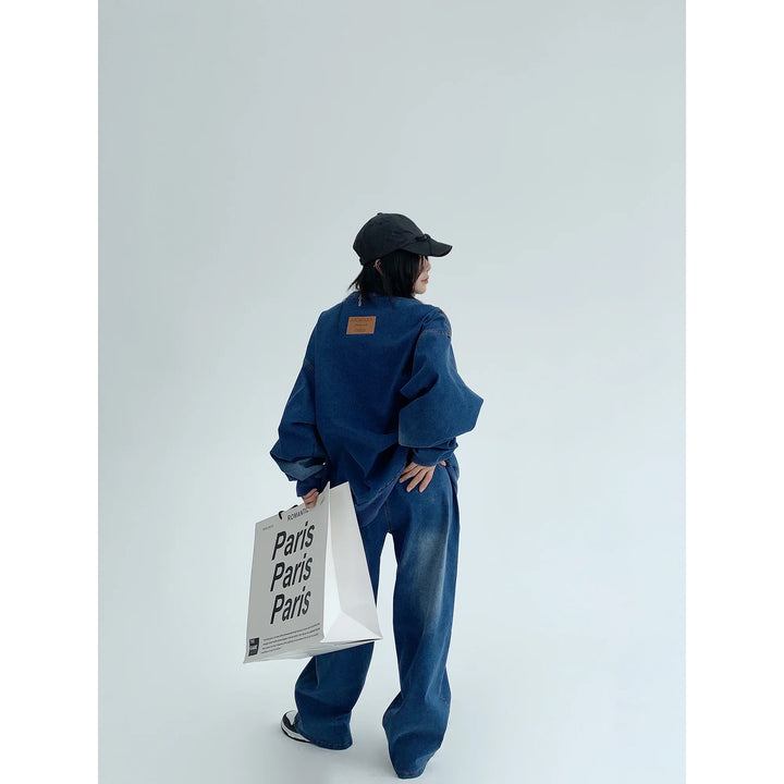 Denim Sweatshirt and Pants