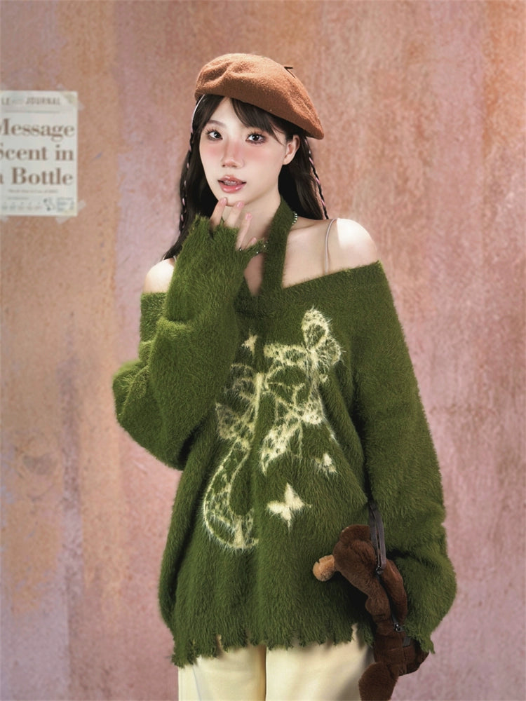 Cozy Patterned Wool Sweater