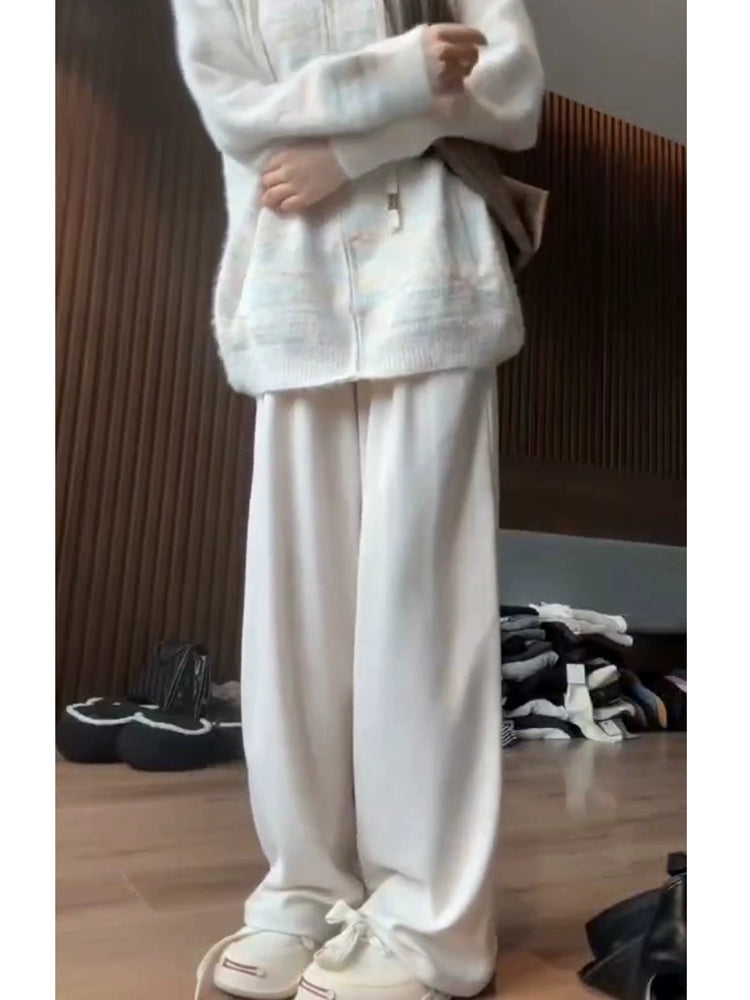 Wide-Leg Casual Pants