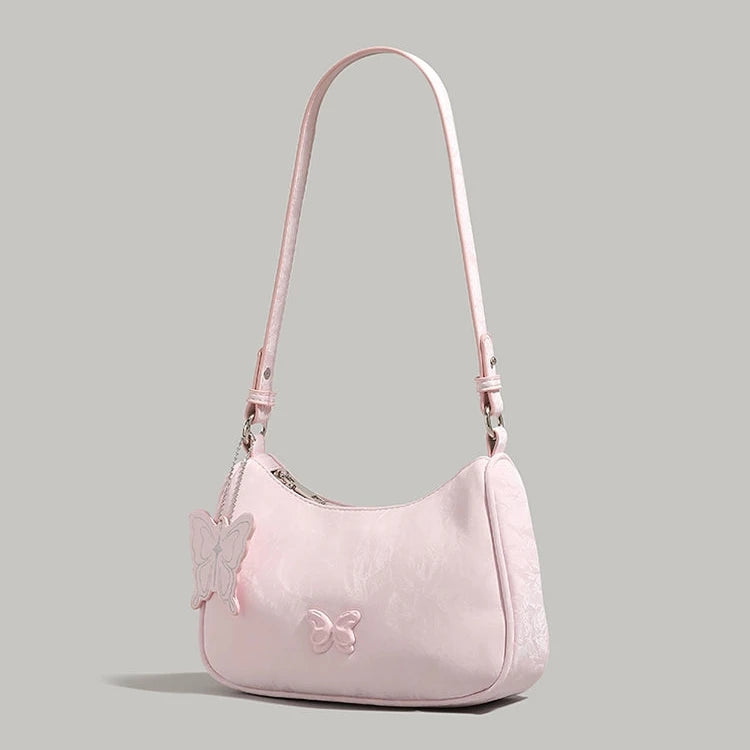 Butterfly Embellished Shoulder Bag