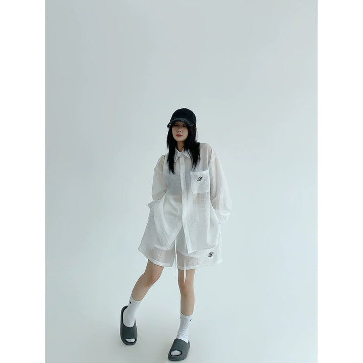 Lightweight Long-Sleeve Shirt and Shorts