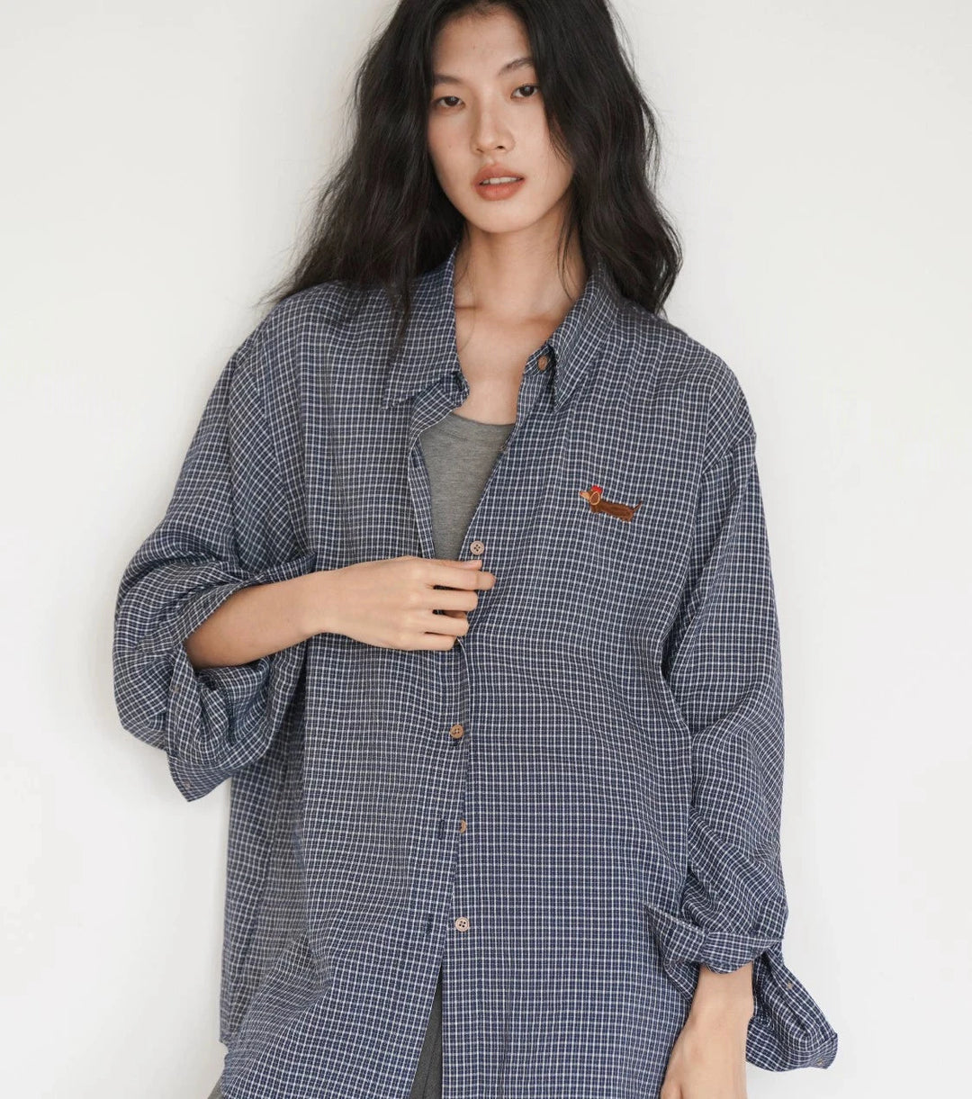 Casual Checkered Oversized Shirt
