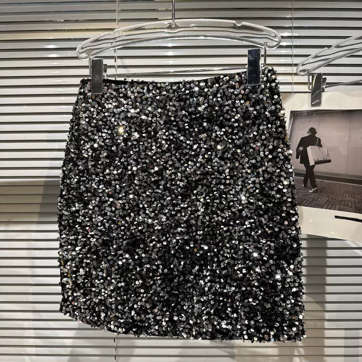 Sequin Mini Skirt