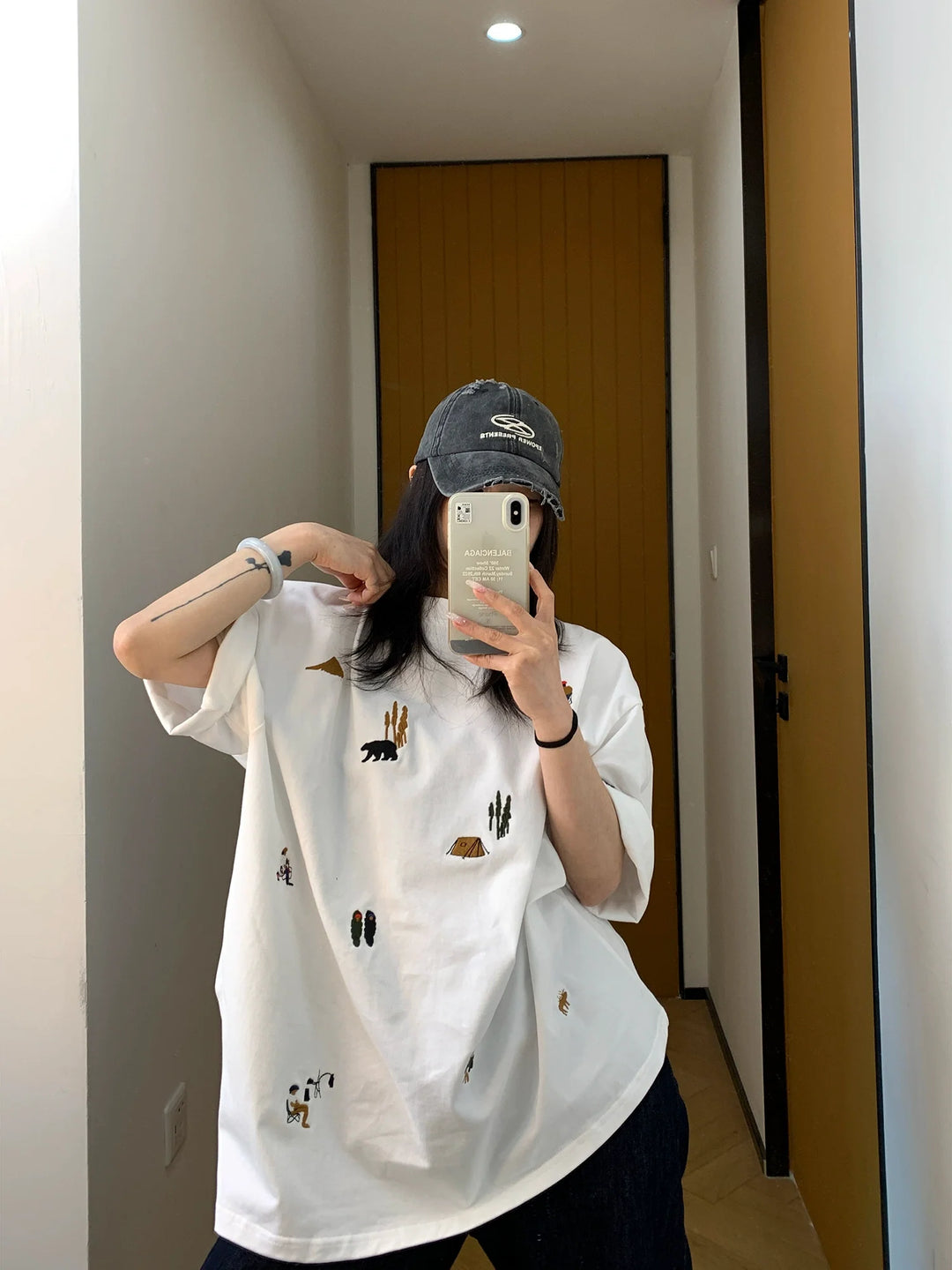 Embroidered Short Sleeve T-shirt