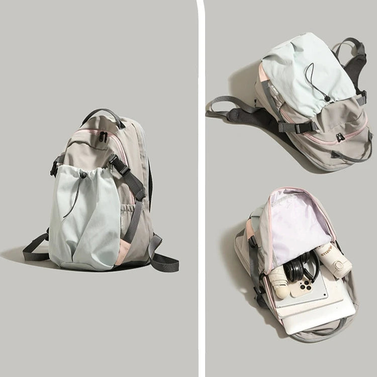 Nylon Large Capacity Lightweight Backpack