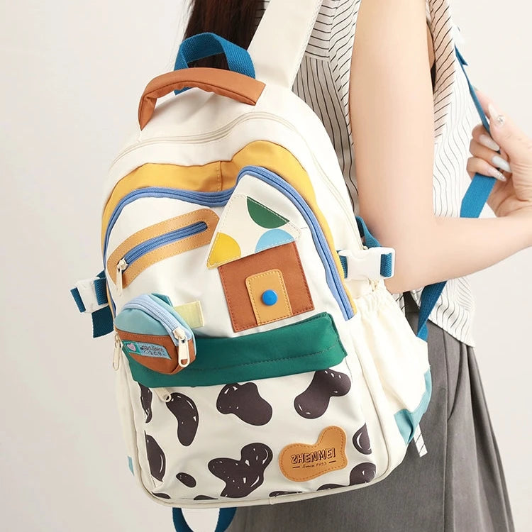 Youth Trend Printed Backpack