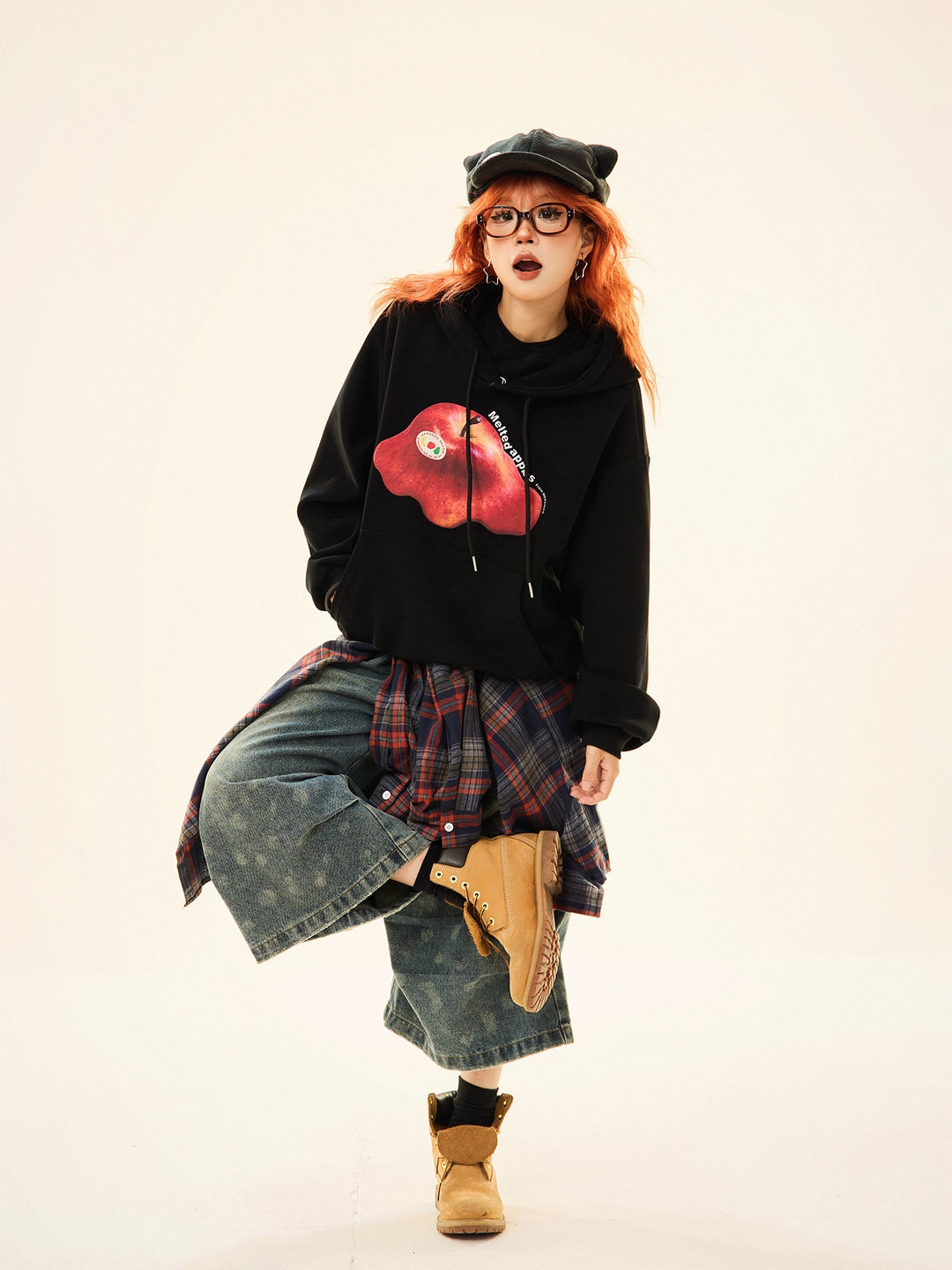 Front Pocket Hooded Graphic Sweatshirt