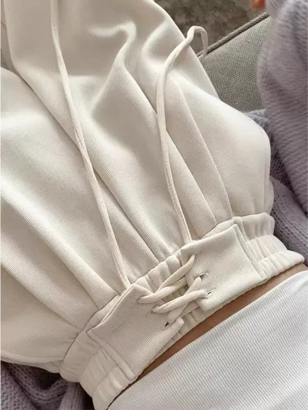 Drawstring Waist Sweatpants