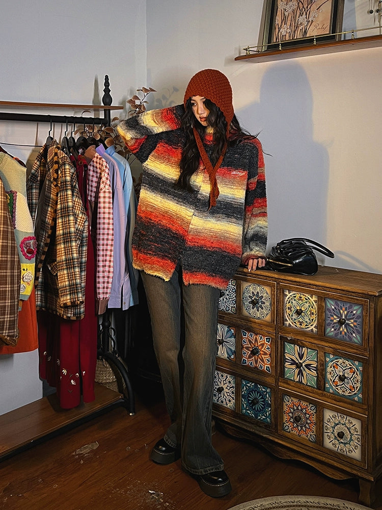 Cozy Striped Wool Sweater