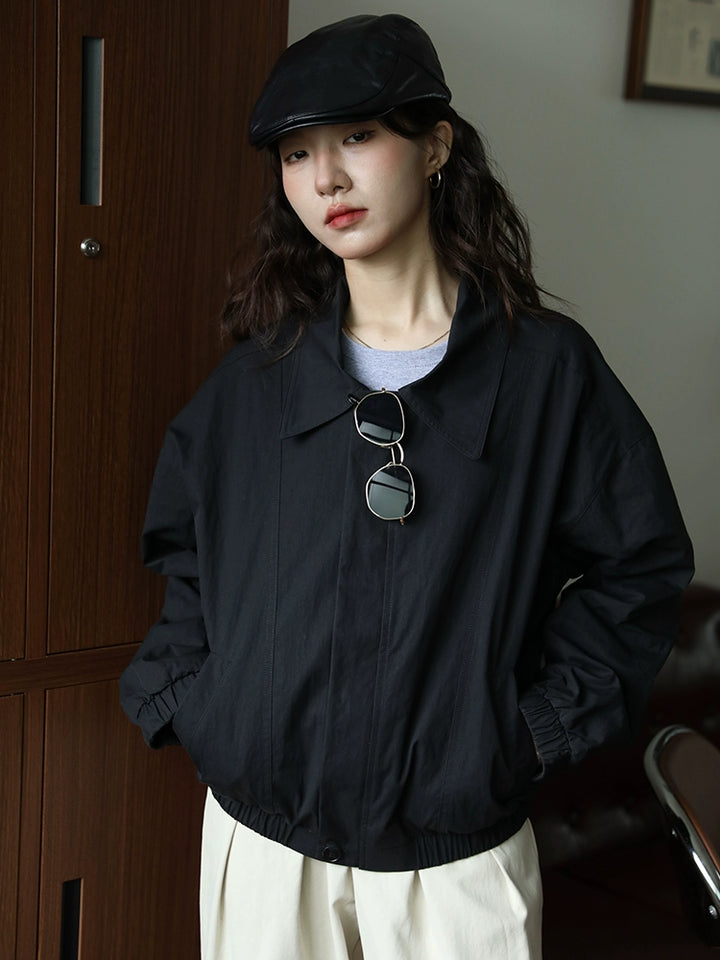 Lightweight Zip-Up Short Coat