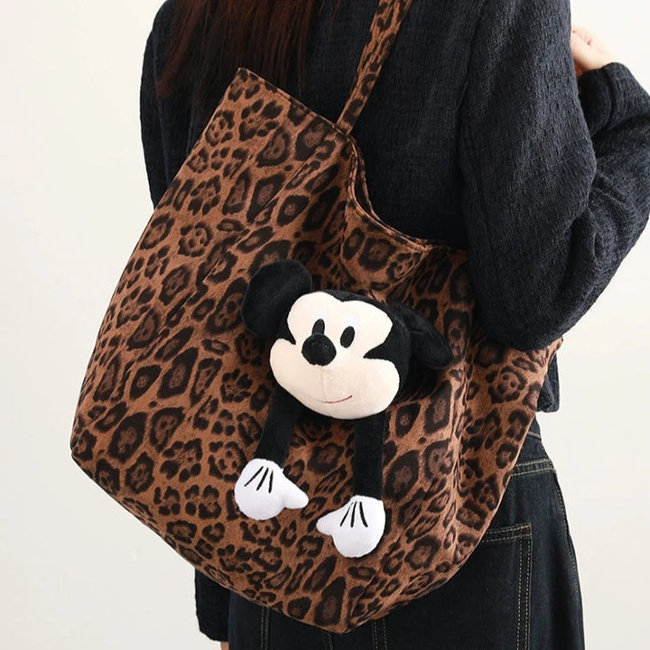 Plush Toy Accessory Leopard Tote Bag