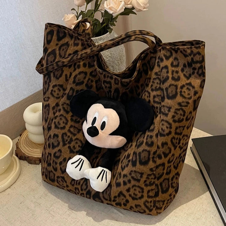 Cartoon Leopard Tote Bag