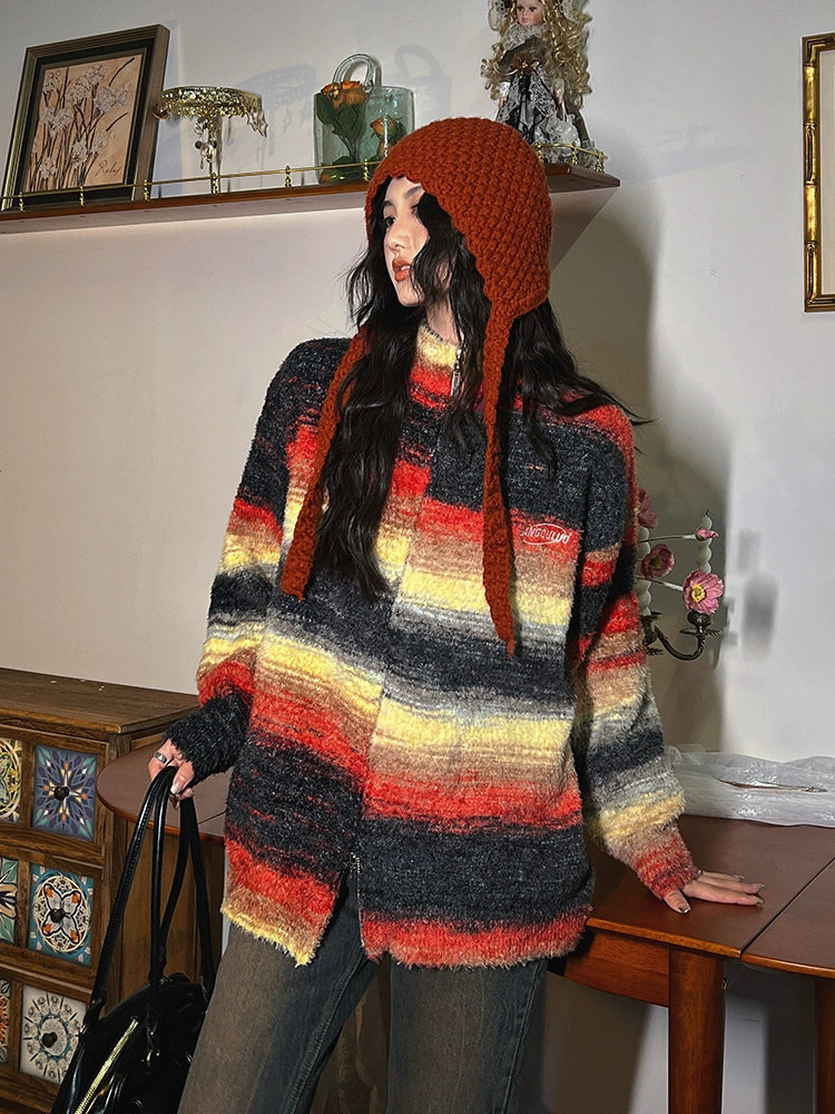 Cozy Striped Wool Sweater