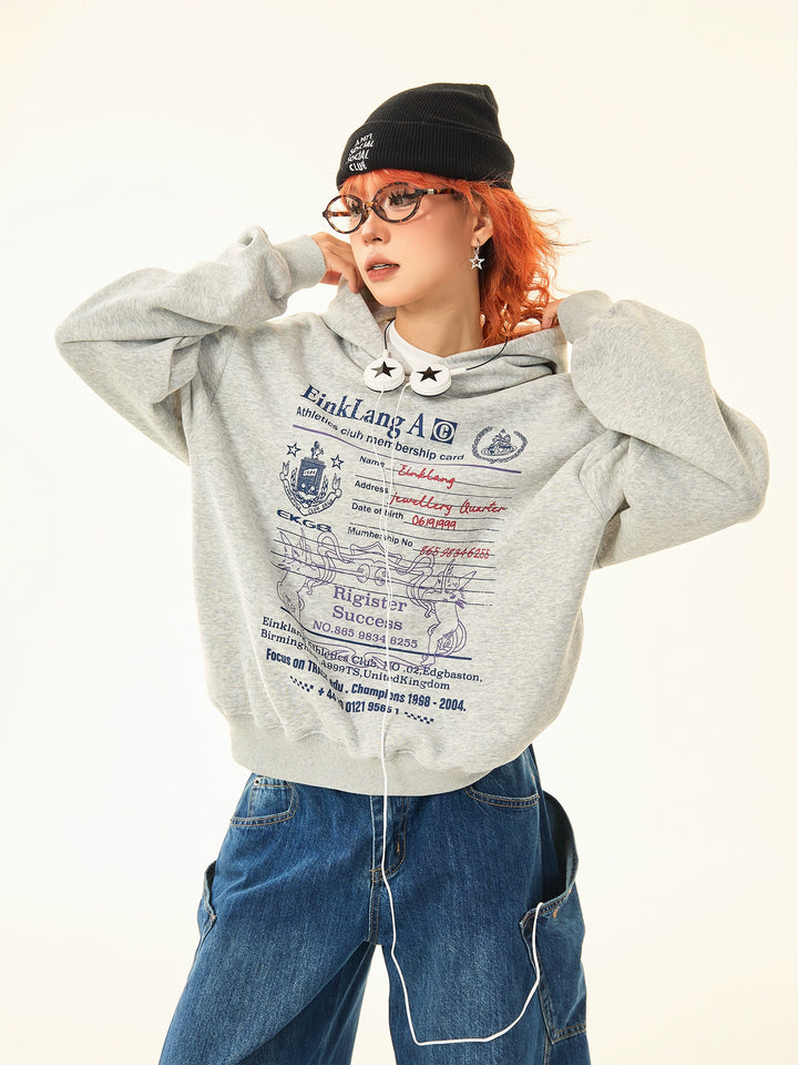EinkLang Graphic Hoodie Sweatshirt