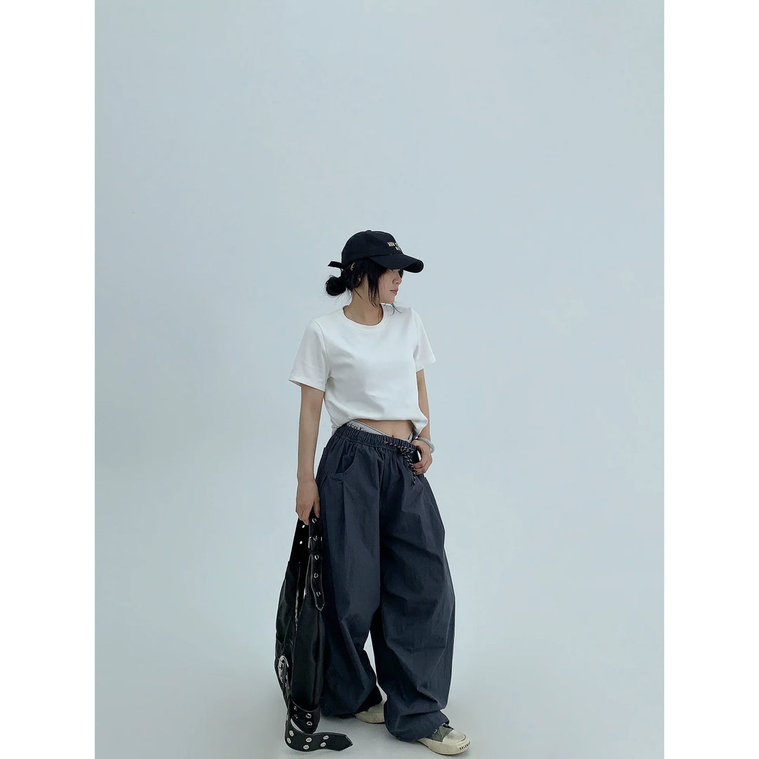 Quick-Drying Wide-Leg Paratrooper Pants