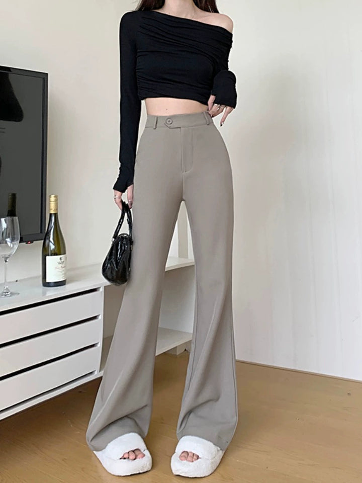 Stylish Wide-Leg Casual Pants