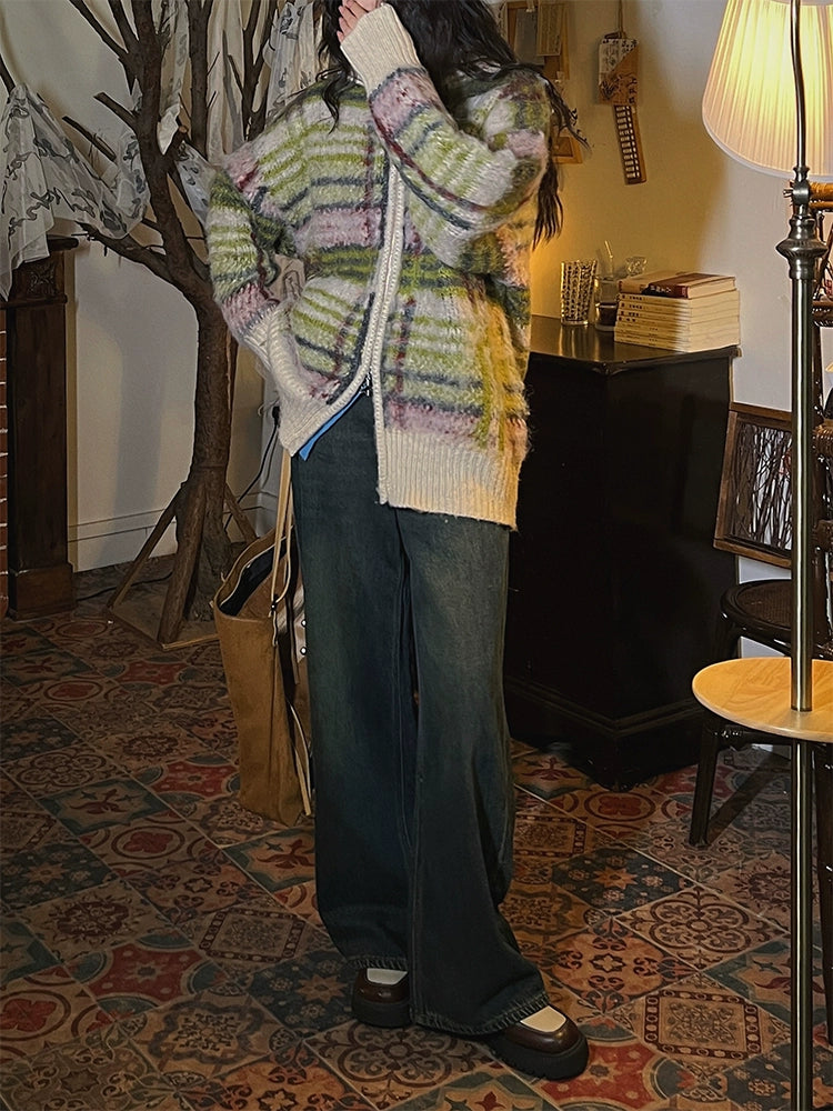 Wide-Leg High Waist Jeans