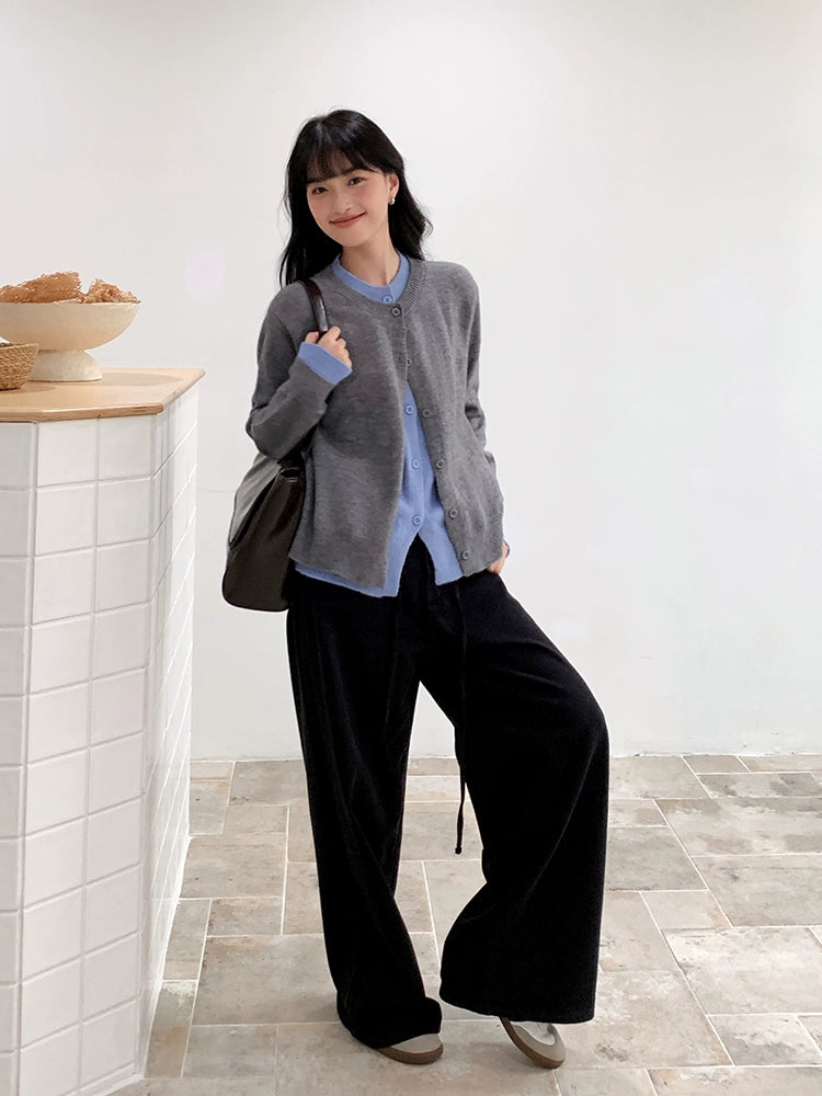Cozy Button-Up Wool Sweater