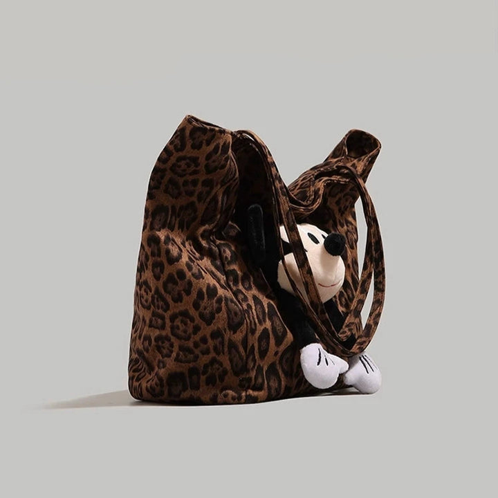 Plush Toy Accessory Leopard Tote Bag