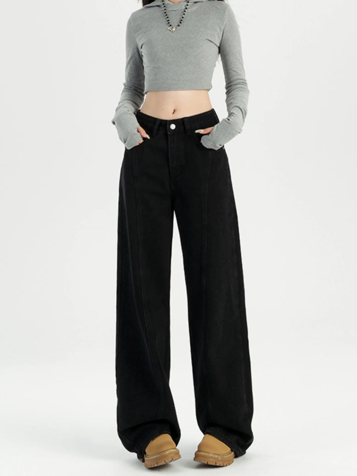 Wide-Leg Bow Pocket Pants