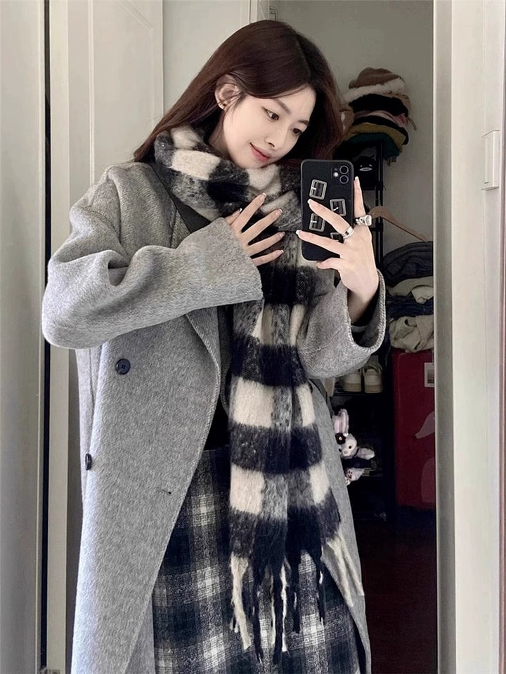 Oversized Long Woolen Coat
