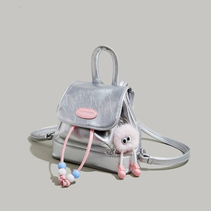 Decorative Charm Trend Mini Backpack